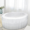 1 Set Birth Pool with Liner Including 1 Inflatable Home Birthing Pool 1 Liner Birthing Tub White Water Birth Tub for Labor Expectant Mothers Doula Midwife Supplies 65 L x 55 W x 26 H woonhhop
