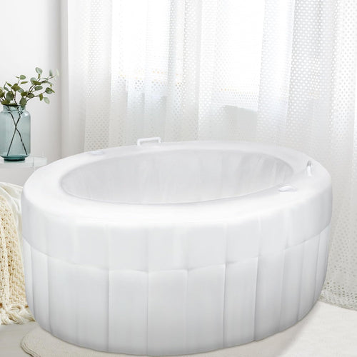 1 Set Birth Pool with Liner Including 1 Inflatable Home Birthing Pool 1 Liner Birthing Tub White Water Birth Tub for Labor Expectant Mothers Doula Midwife Supplies 65 L x 55 W x 26 H woonhhop